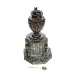 FERDINAND BARBEDIENNE (1810 - 1892) Bronze and marble clock - 19th century