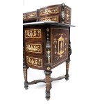 Bureau Mazarin incrusté d'ivoire - Italie, XIXe siècle