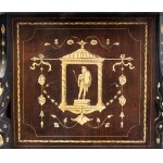 Bureau Mazarin incrusté d'ivoire - Italie, XIXe siècle