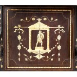 Bureau Mazarin incrusté d'ivoire - Italie, XIXe siècle