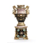JACOB PETIT (1796 - 1868) Porcelánová váza - Francúzsko, 19. storočie