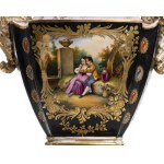 JACOB PETIT (1796 - 1868) Porcelánová váza - Francúzsko, 19. storočie