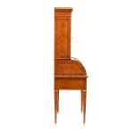 MAPLE & CO. Rolling cabinet with glass display case - 19th century