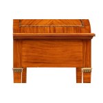 MAPLE & CO. Rolling cabinet with glass display case - 19th century