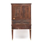 MAPLE & CO. Rolling cabinet with glass display case - 19th century