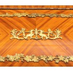 MAPLE & CO. Rolling cabinet with glass display case - 19th century