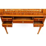 MAPLE & CO. Rolling cabinet with glass display case - 19th century