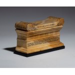 Marble inkwell inscribed to Cornelius Scipio, Grand Tour of Rome - 19th century