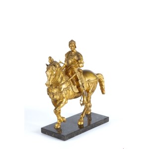 Bronze sculpture depicting Bartolomeo Colleoni - Early 19th century