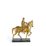 Bronze sculpture depicting Bartolomeo Colleoni - Early 19th century