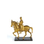 Bronze sculpture depicting Bartolomeo Colleoni - Early 19th century