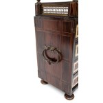 Ebonized wood and tortoiseshell coin cabinet Louis XVI - Northern Italy, 18th century