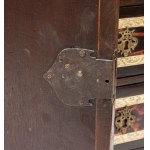 Ebonized wood and tortoiseshell coin cabinet Louis XVI - Northern Italy, 18th century