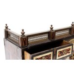 Ebonized wood and tortoiseshell coin cabinet Louis XVI - Northern Italy, 18th century
