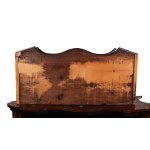 Commode ancienne avec plateau à lattes et incrustation d'os - Région Lombardie-Vénétie, XVIIIe siècle