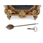 Boulle-style mantel clock signed B. Baltazar Paris - France, 19th Century