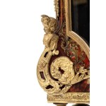 Boulle-style mantel clock signed B. Baltazar Paris - France, 19th Century