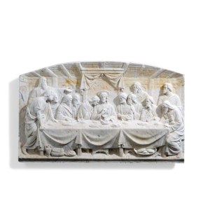 Haut-relief représentant la Cène - Italie, XIXe siècle