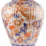 Pár váz Imari - Japonsko, 19. storočie, koniec obdobia Edo alebo Meidži
