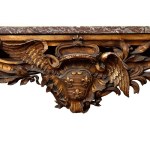 Pair of Louis XV-style side tables in carved and gilded wood - Central Italy, first half of 19th century