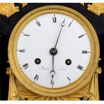 JEAN-JOSEPH ROBIN (1781 - 1856) Black Belgian marble mantel clock - Paris, circa 1815