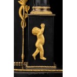 JEAN-JOSEPH ROBIN (1781 - 1856) Black Belgian marble mantel clock - Paris, circa 1815