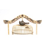 Chinese ornamental bone cage - 19th century