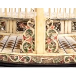 Chinese ornamental bone cage - 19th century