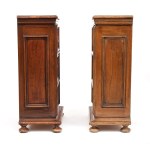 Pair of Italian walnut nightstands - Northern Italy, 19th century