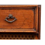 Pair of Italian walnut nightstands - Northern Italy, 19th century