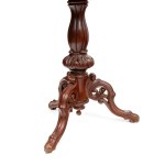 Biedermeier-style flower-shaped work table - Denmark, late 19th century