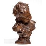 FRIEDRICH GOLDSCHEIDER (1845 - 1897) Terracotta bust - Austria, 19th century