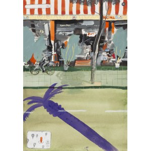Artur Blusiewicz (né en 1983 à Jasło),  Taedium before an empty memory , illustration pour le magazine  Pismo , 2024.