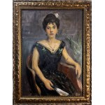 ANONIMO, Portrait of a Woman with a Fan