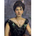 ANONIMO, Portrait of a Woman with a Fan
