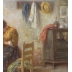 UNIDENTIFIED SIGNATURE, Family scene in an interior