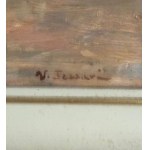 UNIDENTIFIED SIGNATURE, Family scene in an interior