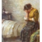 UNIDENTIFIED SIGNATURE, Family scene in an interior