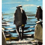 Antonio Bertè, Landscape with characters - Antonio Bertè