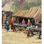 EUGENIO MAGNO, Market scene - Eugenio Magno (1944)