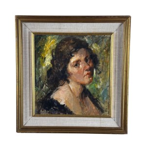 SCUOLA NAPOLETANA, Profile portrait of a woman