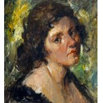 SCUOLA NAPOLETANA, Profile portrait of a woman