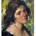 SCUOLA NAPOLETANA, Profile portrait of a woman