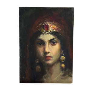ANONIMO, The face of an Oriental woman