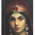 ANONIMO, The face of an Oriental woman