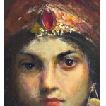 ANONIMO, The face of an Oriental woman