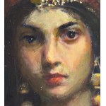 ANONIMO, The face of an Oriental woman