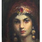 ANONIMO, The face of an Oriental woman