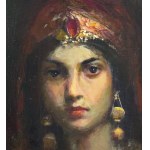 ANONIMO, The face of an Oriental woman