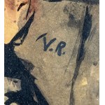 UNIDENTIFIED SIGNATURE, Seated Street Artist